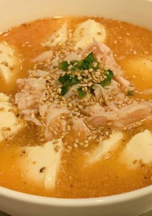暑い日に!ヘルシー☆冷や汁風ごはん-レシピのメイン写真