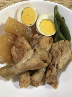 手羽元 大根 卵の甘辛煮 -レシピのメイン写真