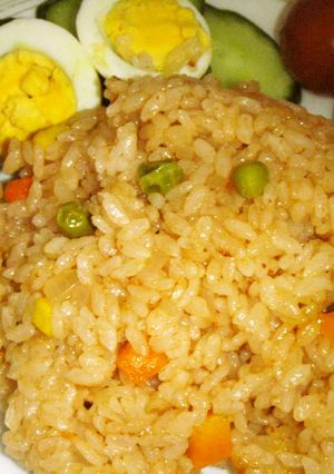炊飯器で♪ご覧の通りのピラフです♪＾＾-レシピのメイン写真