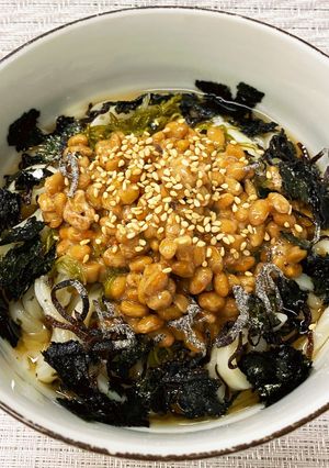 ぶっかけネバネバ冷やしうどん-レシピのメイン写真