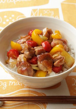 てりてりチキン丼-レシピのメイン写真