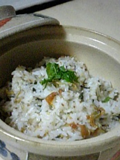 しらすと梅と大葉の混ぜごはん♪-レシピのメイン写真