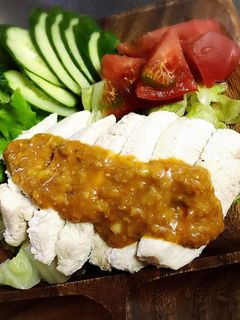 ピリ辛 蒸し鶏のタレ-レシピのメイン写真