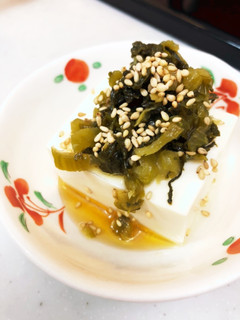 簡単☆高菜のっけ冷奴-レシピのメイン写真