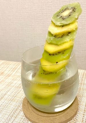 夏にぴったり☆冷凍キウイサワー-レシピのメイン写真