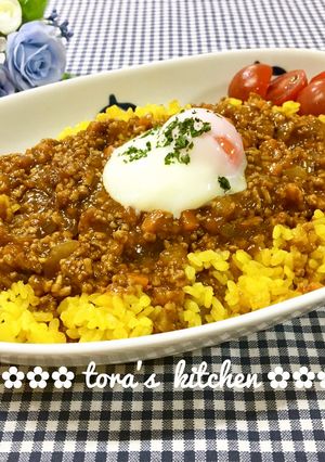 レンジde6分☘️キーマカレー-レシピのメイン写真