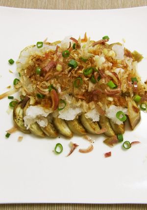 白茄子のステーキ大根おろし乗せ-レシピのメイン写真