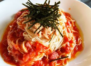 トマト缶で簡単！さっぱり！トマト素麺-レシピのメイン写真