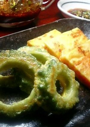 韓国料理：ゴーヤのジョン-レシピのメイン写真