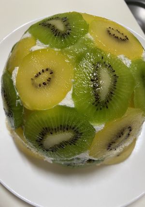 キウイの簡単ドームケーキ-レシピのメイン写真