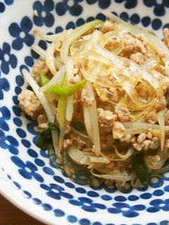 葛切り・豚ミンチ・野菜のオイスター炒め♪-レシピのメイン写真