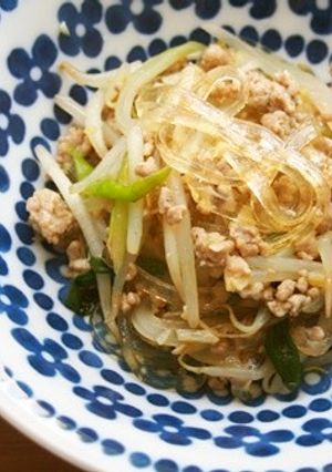 葛切り・豚ミンチ・野菜のオイスター炒め♪-レシピのメイン写真