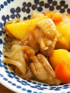 もも肉の肉じゃが風煮♪-レシピのメイン写真