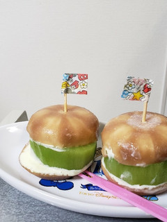 キウイと雪見大福のバーガー風-レシピのメイン写真