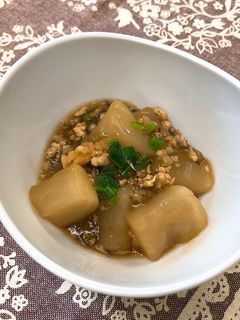 かぶのそぼろあんかけ(大人用)-レシピのメイン写真