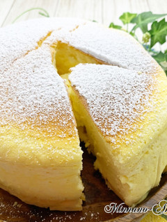 ふっわふわのスフレチーズケーキ-レシピのメイン写真