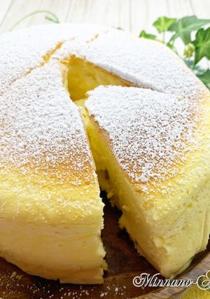 ふっわふわのスフレチーズケーキ-レシピのメイン写真