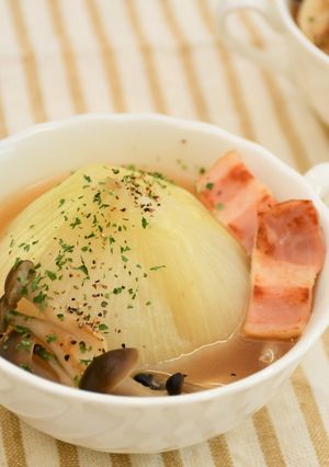 新玉まるごと簡単スープ JAにいがた南蒲-レシピのメイン写真