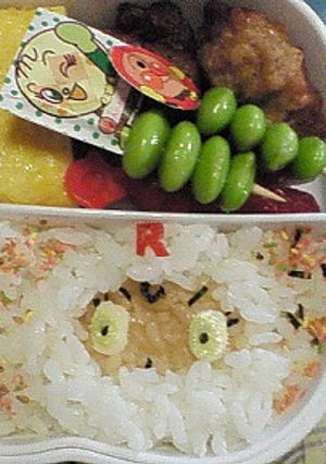 ロールパンナ★キャラ弁-レシピのメイン写真