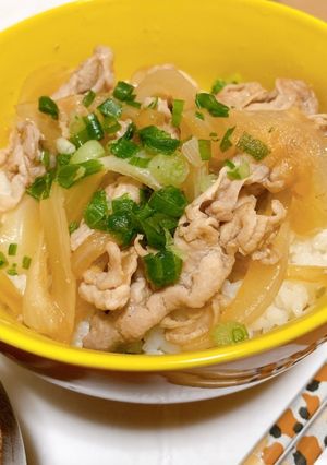 さっぱり♡ポン酢 de 豚丼-レシピのメイン写真