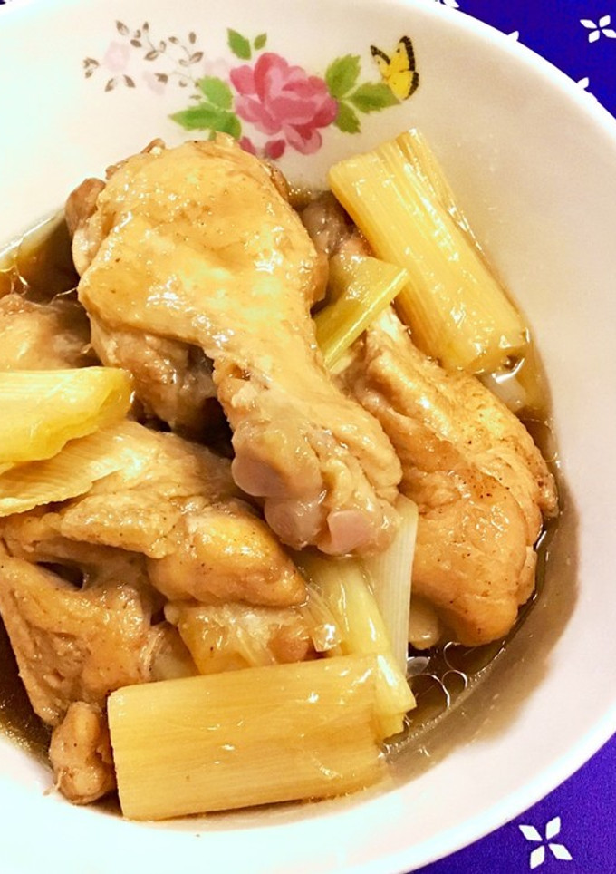 手羽元と長ネギの甘辛煮-レシピのメイン写真