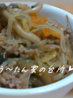 キノコとしらたきの時雨煮風-レシピのメイン写真
