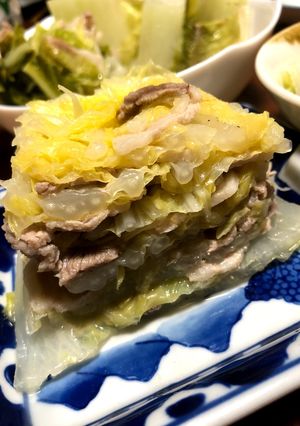 超簡単！豚肉と白菜のはさみ煮！-レシピのメイン写真