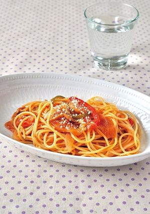 【パッククッキング】スパゲッティナポリタン-レシピのメイン写真