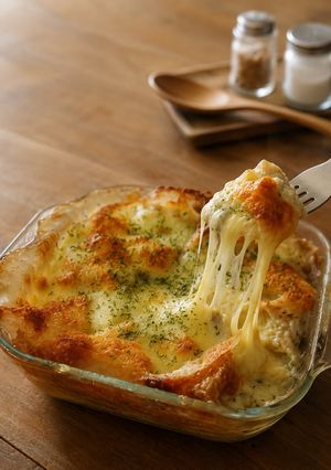 時短簡単！朝食に♡オニオングラタンスープ-レシピのメイン写真