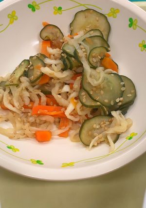 切り干し大根のナムル☆給食メニュー-レシピのメイン写真