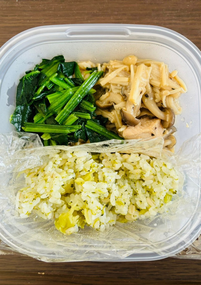 むね肉ときのこの味噌炒め弁当-レシピのメイン写真