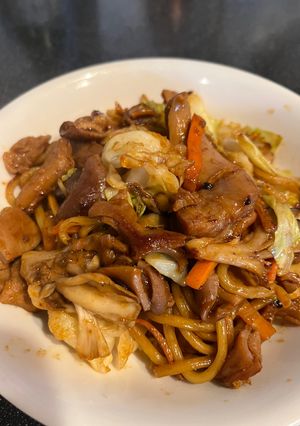 味付きもつでホルモンうどん-レシピのメイン写真