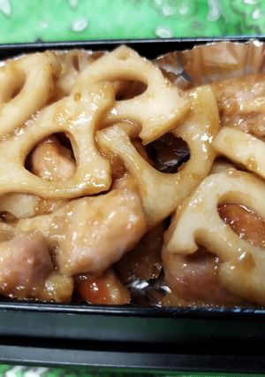 鶏もも肉とレンコンの照り煮-レシピのメイン写真