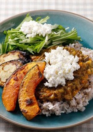 ★カッテージチーズと食べる　ドライカレー-レシピのメイン写真