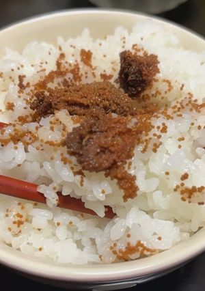 たらこ風🍚ふぐ卵巣のぬか漬けごはん-レシピのメイン写真