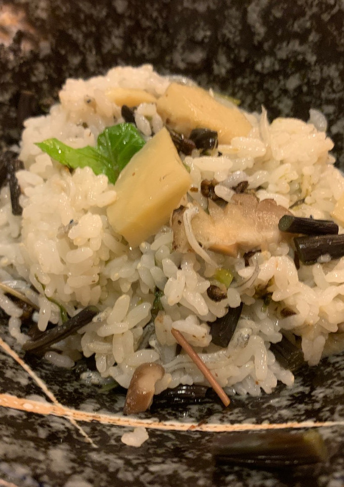 わらびとたけのこの混ぜご飯とおまけ-レシピのメイン写真