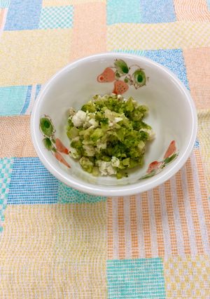 離乳食9-11か月＊白身魚のみそごま和え-レシピのメイン写真