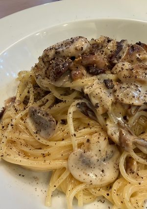 美味しい！キノコのクリームパスタ-レシピのメイン写真