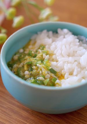 おくらとかぼちゃのあんかけご飯-レシピのメイン写真