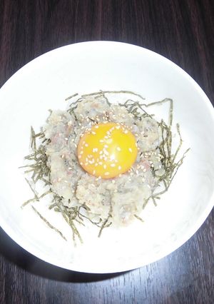 絶品！魅惑な鰺のなめろう丼-レシピのメイン写真
