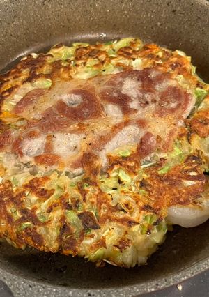 豆腐でヘルシーお好み焼き-レシピのメイン写真