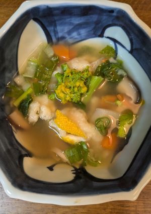 菜の花のすいとん-レシピのメイン写真