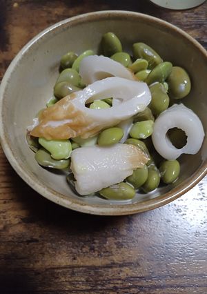 だだちゃ豆竹輪のマヨネーズ和え-レシピのメイン写真