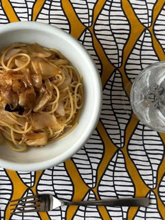 新玉ねぎとアンチョビのパスタ-レシピのメイン写真