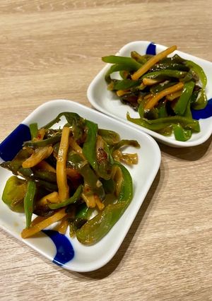 ピーマンと搾菜キムチ炒め-レシピのメイン写真