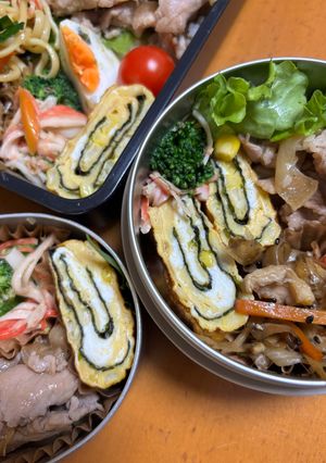 お弁当に！海苔とコーンの卵焼き-レシピのメイン写真