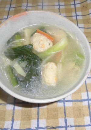 昭和の給食によく出ていた肉団子スープ-レシピのメイン写真