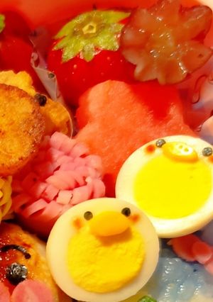 お弁当に♡簡単可愛いうずらぺんぎん-レシピのメイン写真