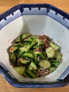 きゅうりとしらすの梅肉和え-レシピのメイン写真