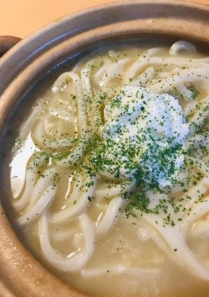 市販シチュー●豚肉のシチュー煮込うどん鍋-レシピのメイン写真